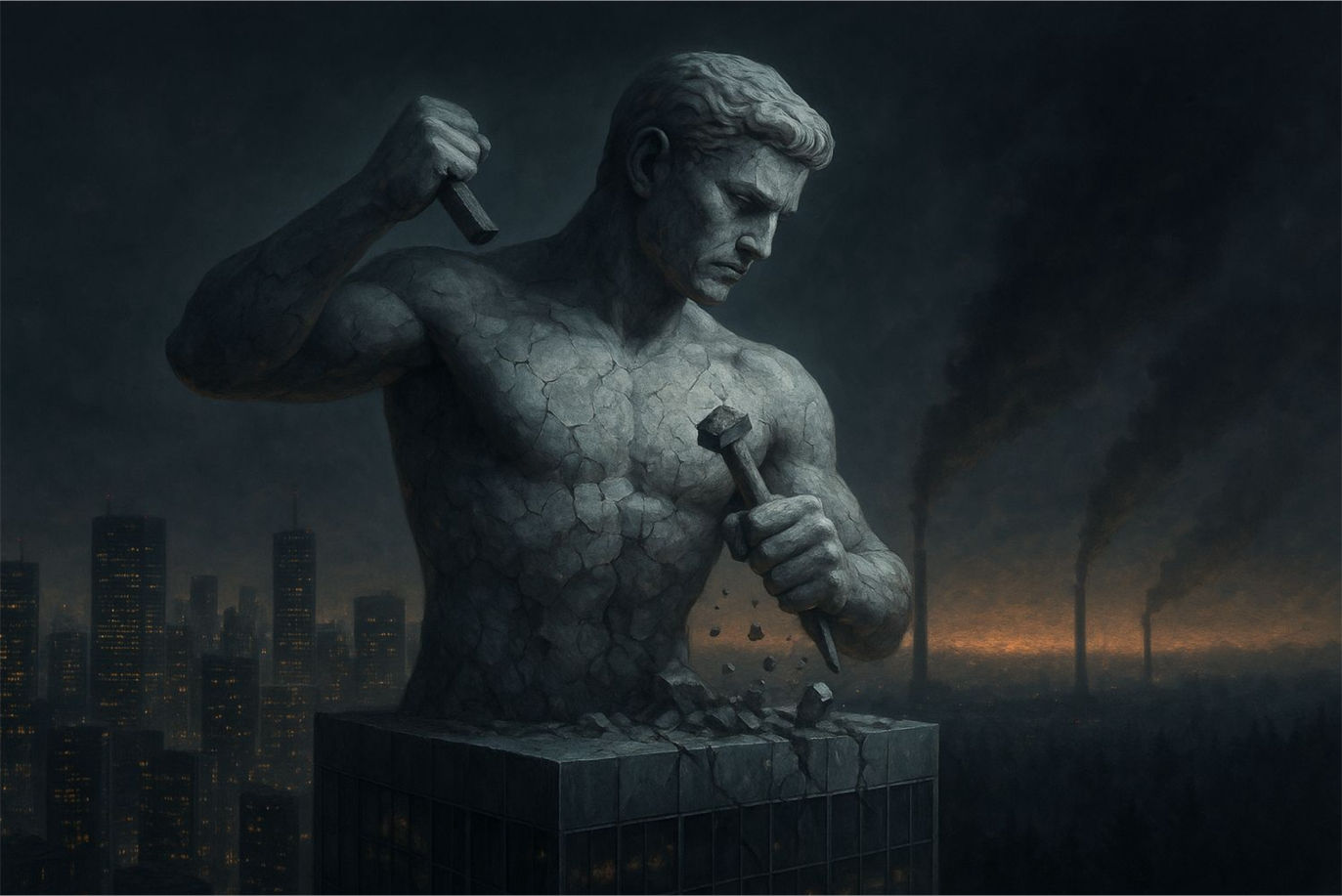 Lei Natural de Autoconservação e Colapso Humano - Self Made Man - Psicologia - Osvaldo Marchesi Junior - NeuroFlux